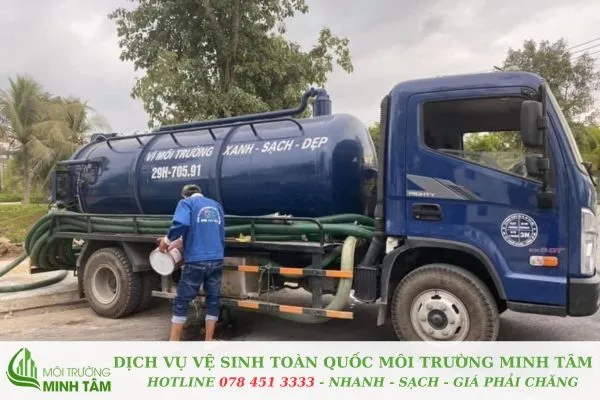 hút hầm cầu tại Gò Công Tây