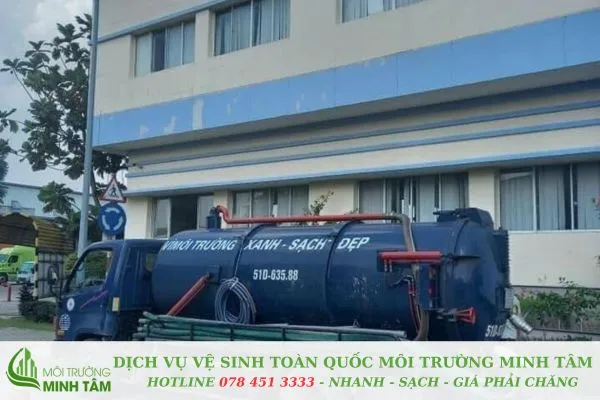 hút hầm cầu tại Gò Công Tây
