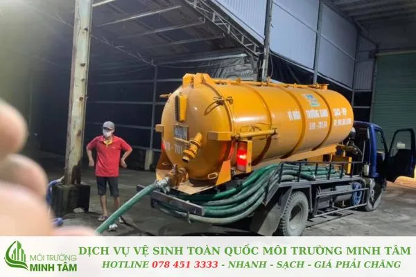 hút hầm cầu tại Gò Công Tây