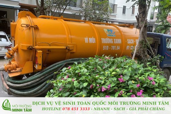 hút hầm cầu tại Gò Công Tây
