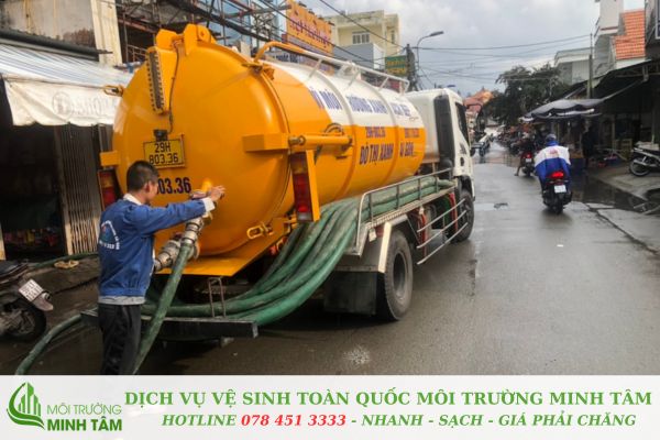 hút hầm cầu tại Long Đất