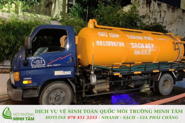 hút hầm cầu tại Long Đất