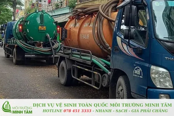 hút hầm cầu tại Long Thành