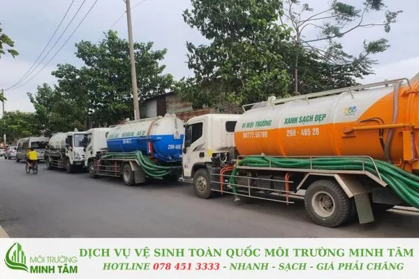 hút hầm cầu tại Long Thành