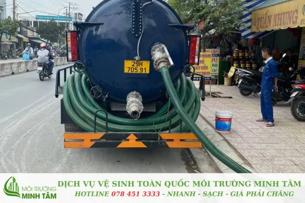 hút hầm cầu tại Phước Long