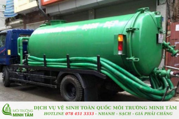 hút hầm cầu tại Tân Châu