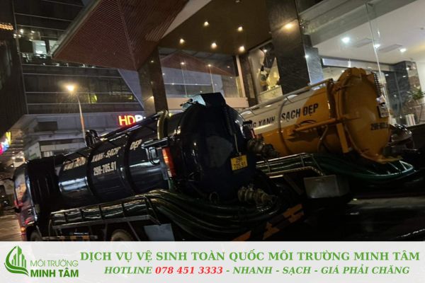 hút hầm cầu tại Tân Châu