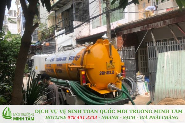 hút hầm cầu tại Tân Châu