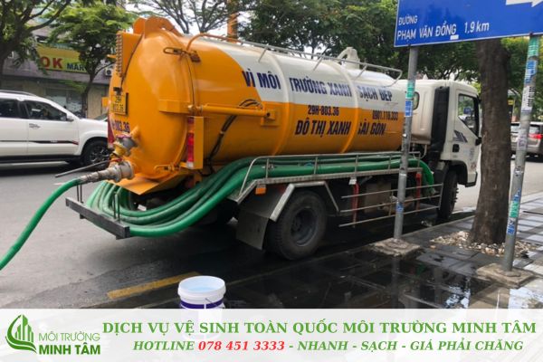 hút hầm cầu tại Tân Châu 