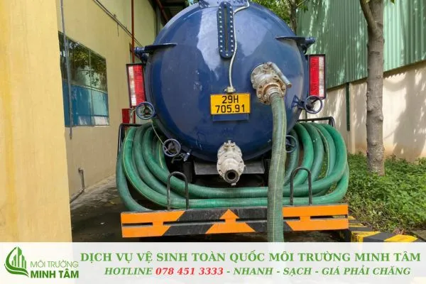 hút hầm cầu tại Tân Phú