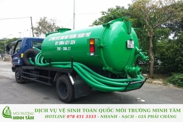 Hút hầm cầu tại Tân Phú