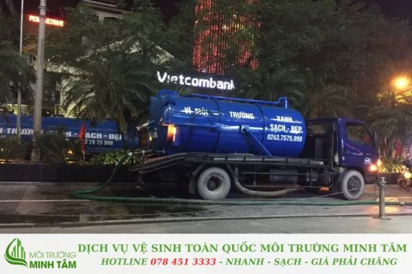 hút hầm cầu tại Tân Phú
