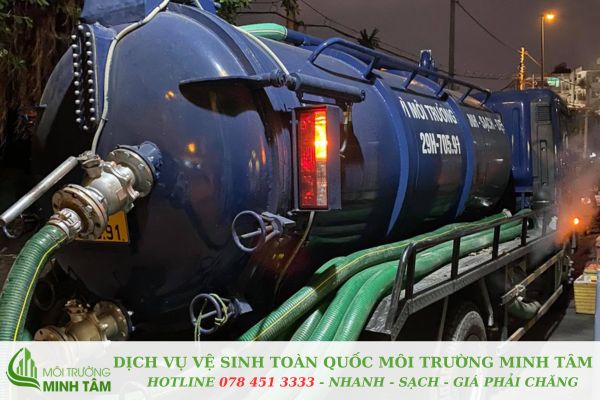 Hút hầm cầu tại Tân Phú