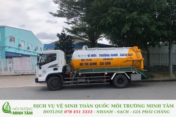 hút hầm cầu tại Tân Phú Đông