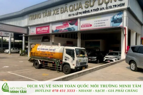 hút hầm cầu tại Tân Phú Đông 