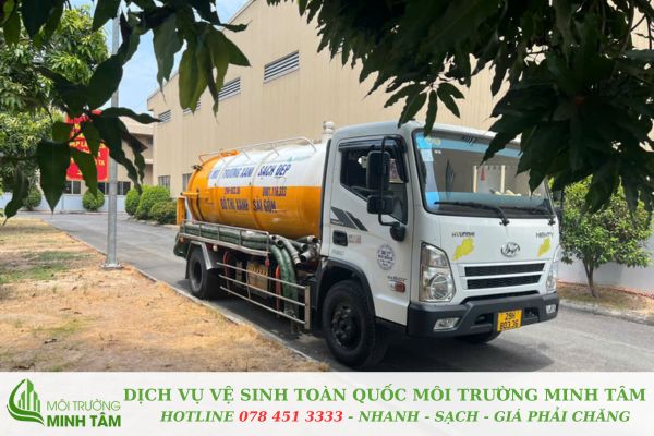 Hút hầm cầu tại Tân Phú Đông