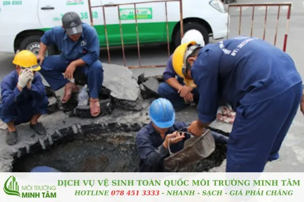 Hút hầm cầu tại Tân Phú