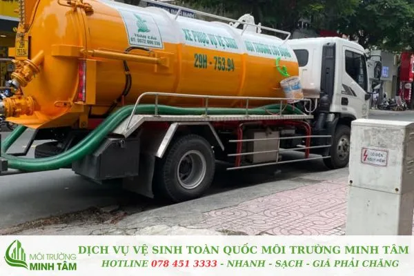 hút hầm cầu tại Tân Phước