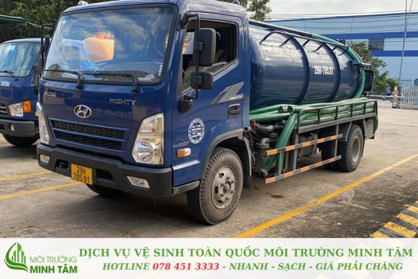 hút hầm cầu tại Tân Phước