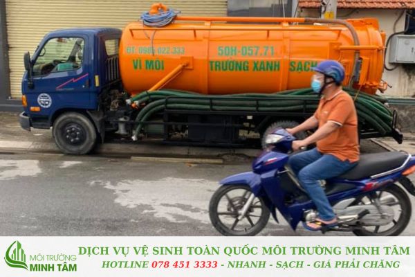 hút hầm cầu tại Tân Phước