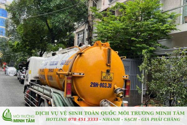 hút hầm cầu tại Xuân Lộc