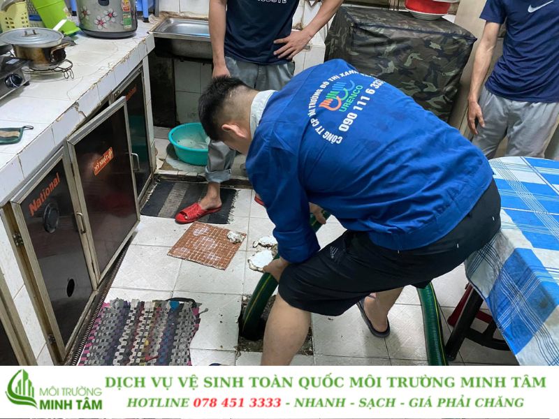 Dịch vụ hút hầm cầu tại Kiên Hải - Môi Trường Minh Tâm