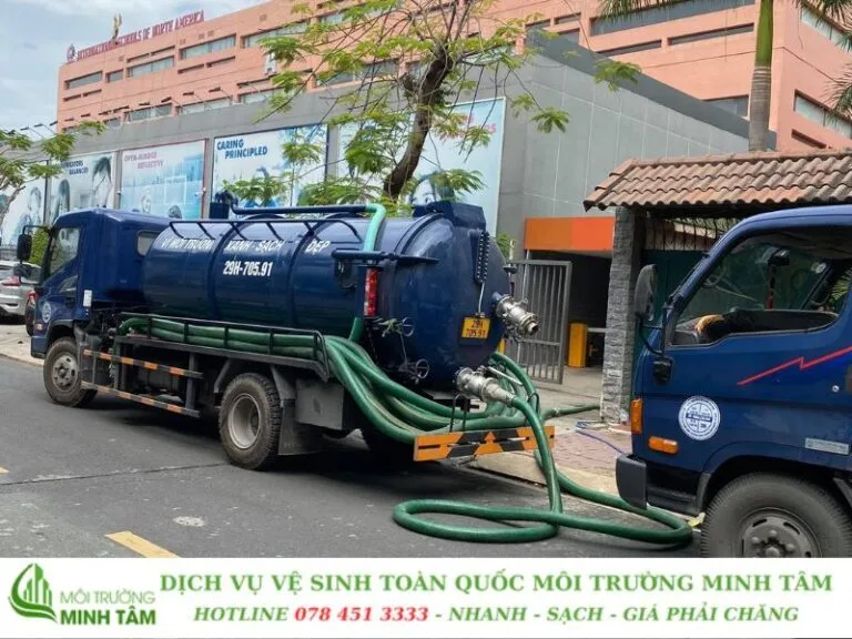 Dịch vụ hút hầm cầu tại Huyện Nhà Bè Môi Trường Minh Tâm (8)