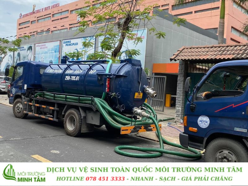 Dịch vụ hút hầm cầu tại Huyện Nhà Bè Môi Trường Minh Tâm (8)
