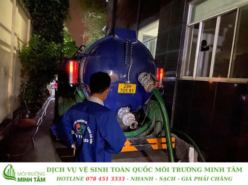 Dịch vụ hút hầm cầu tại Kiên Hải - Môi Trường Minh Tâm
