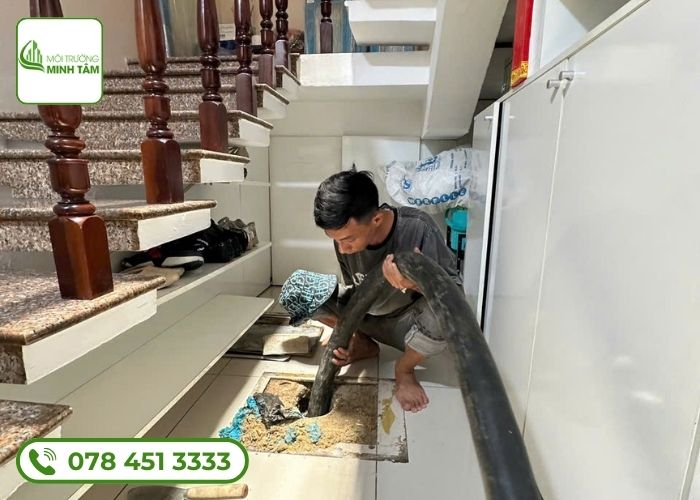 Dịch vụ hút hầm cầu tại Giang Thành - Môi Trường Minh Tâm 