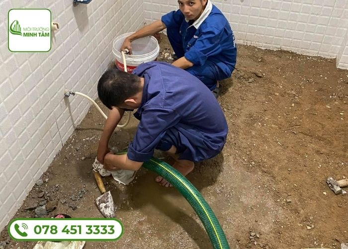 Dịch vụ hút hầm cầu tại Lấp Vò - Môi Trường Minh Tâm 