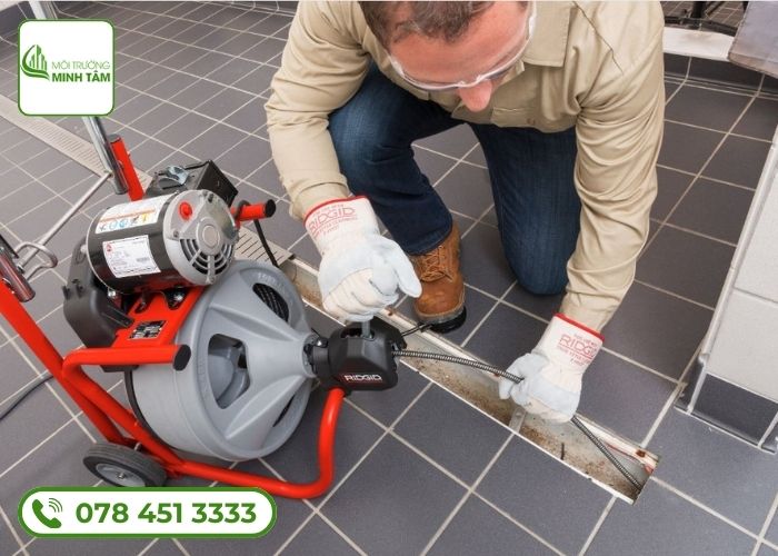 Dịch vụ thông cống nghẹt tại Vị Thanh - Môi Trường Minh Tâm 