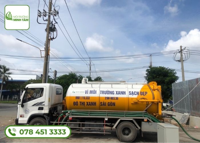 Dịch vụ hút hầm cầu tại Bình Thuận Môi Trường Minh Tâm