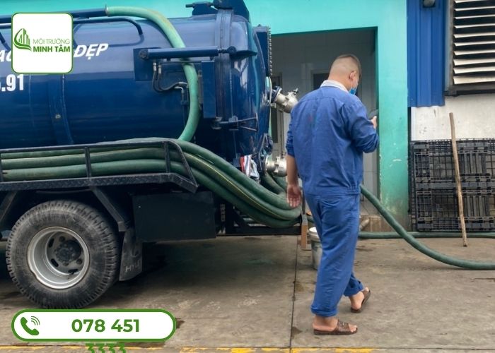 Dịch vụ hút hầm cầu tại Phụng Hiệp - Môi Trường Minh Tâm