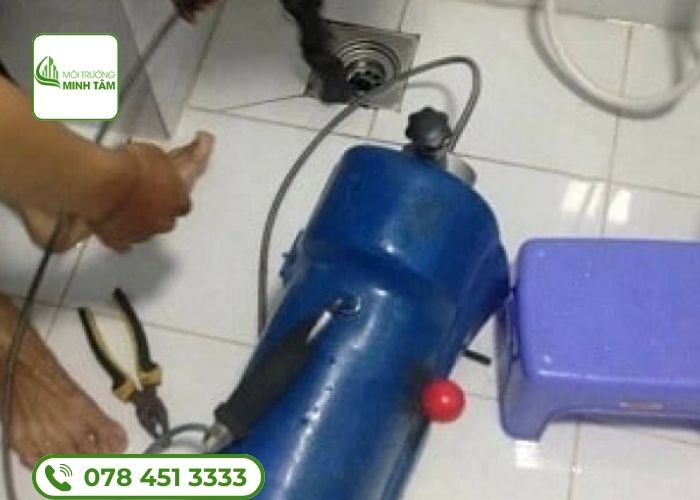 Dịch vụ thông cống nghẹt tại Tân Thạnh - Môi Trường Minh Tâm