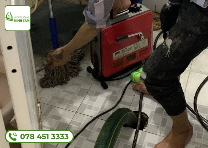 Dịch vụ thông cống nghẹt tại Vĩnh Hưng - Môi Trường Minh Tâm (2)
