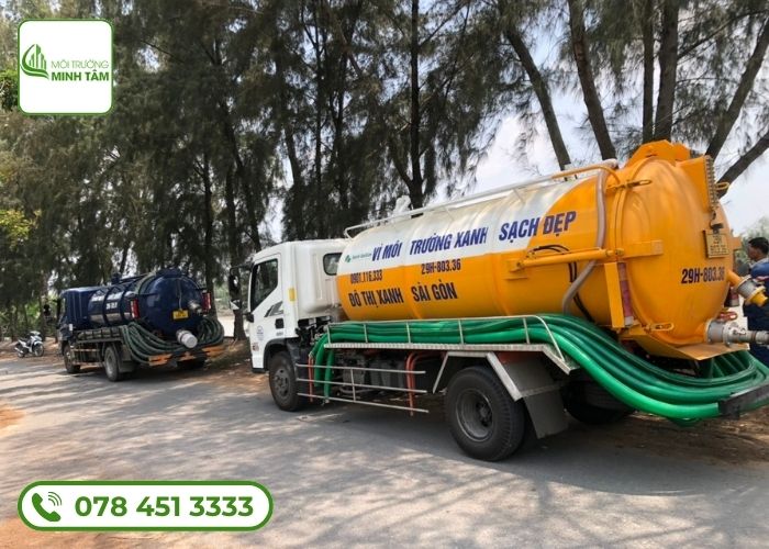 Hút hầm cầu tại Ba Tri Môi Trường Minh Tâm (3)