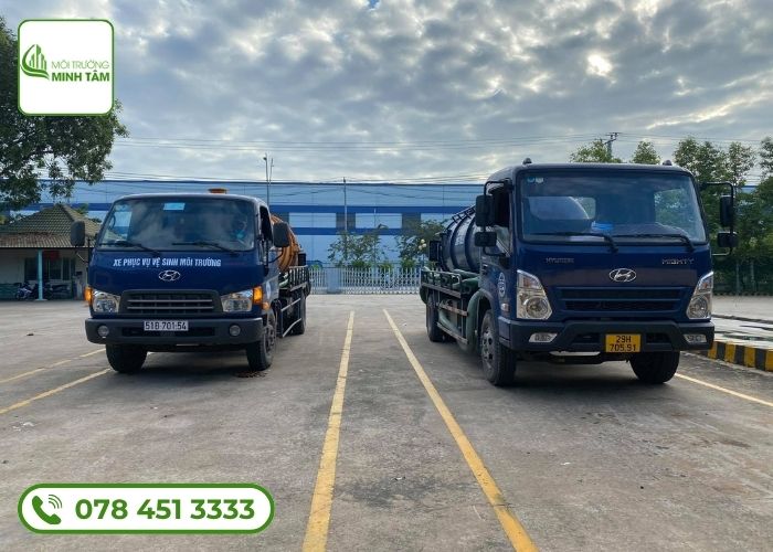 Hút hầm cầu tại Ba Tri Môi Trường Minh Tâm (4)