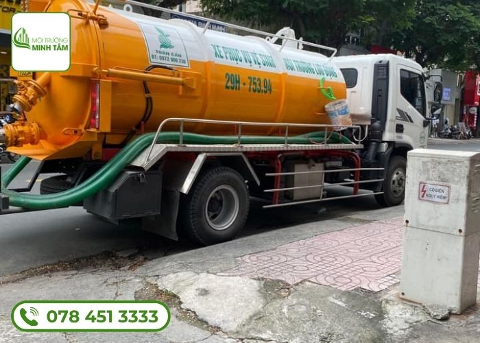 Hút hầm cầu tại Bình Đại【Chỉ từ 299 .000đ/Xe】BH 6 Năm 17 Hút hầm cầu tại Bình Đại Môi Trường Minh Tâm (6)