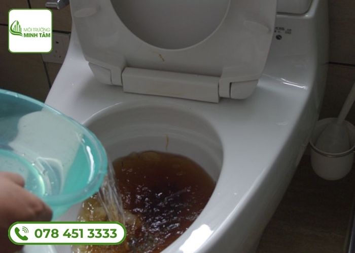 Dịch vụ thông bồn cầu nghẹt tại Thủ Thừa - Môi Trường Minh Tâm (2)