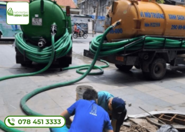 Bảng giá tham khảo dịch vụ hút hầm cầu huyện An Phú