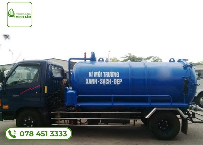 Quy trình làm việc chuyên nghiệp của dịch vụ hút hầm cầu tại An Phú