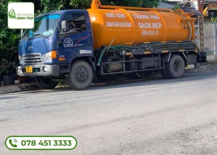 Hút hầm cầu tại Châu Đốc