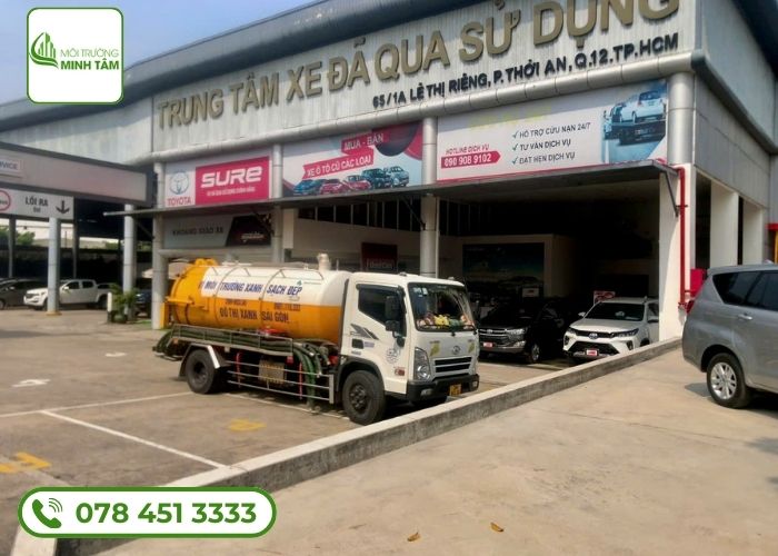 Bảng giá tham khảo dịch vụ hút hầm cầu huyện Châu Phú