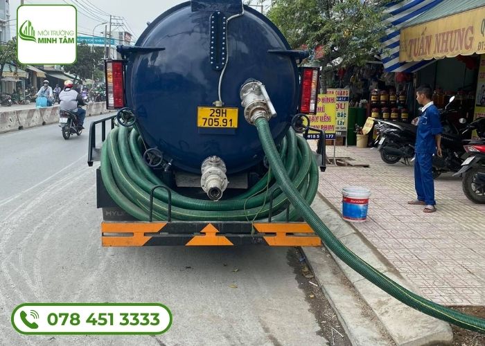 Quy trình làm việc của dịch vụ hút hầm cầu Chợ Mới chuyên nghiệp