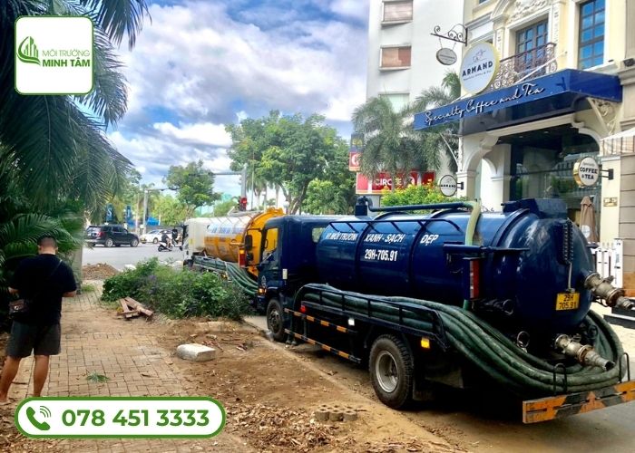 Chi phí dịch vụ hút hầm cầu tại Đầm Dơi – Môi Trường Minh Tâm