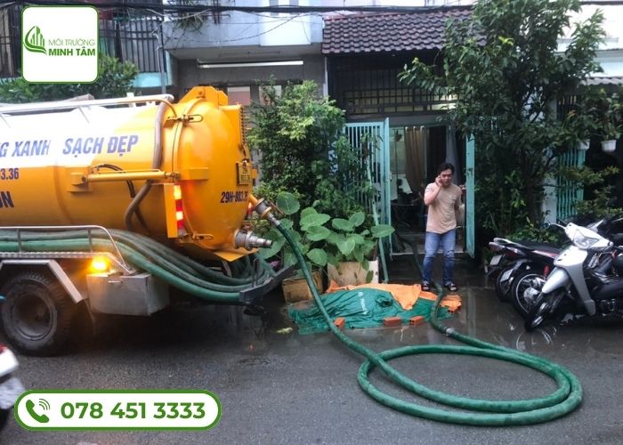 Môi Trường Minh Tâm bố trí đội ngũ kỹ thuật viên thường trực tại khu vực Tri Tôn