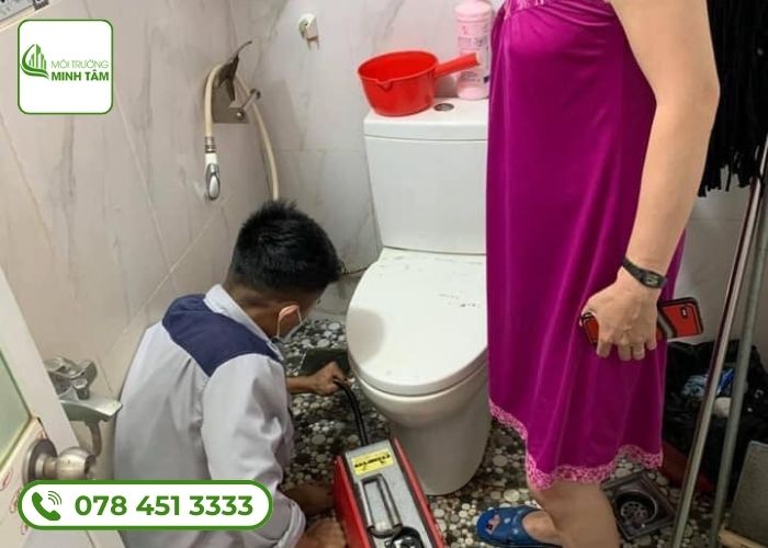 Thông bồn cầu nghẹt tại Châu Thành