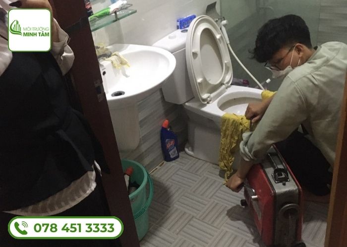 Quy trình làm việc dịch vụ thông bồn cầu nghẹt tại Thành phố Cà Mau chuyên nghiệp