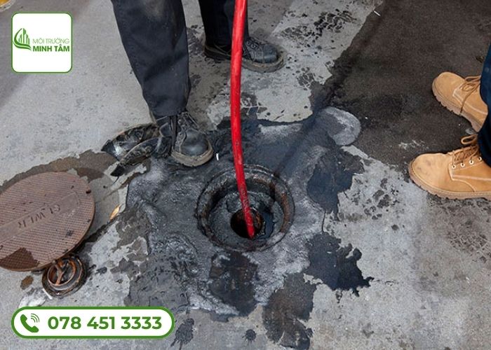 Quy trình tiếp nhận và yêu cầu thực hiện thông cống nghẹt ở Châu Đốc